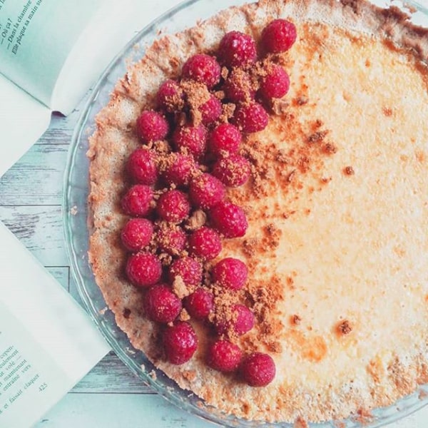 Tarte chocolat blanc et spéculoos