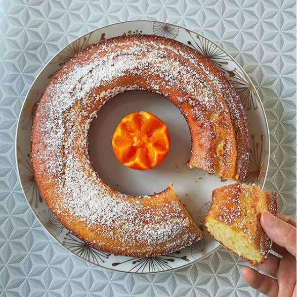 Gâteau au yaourt et à la fleur d’oranger