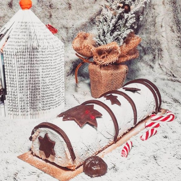 B?»che aux marrons et caramel beurre sal?©