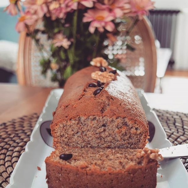 Cake au café et aux noix